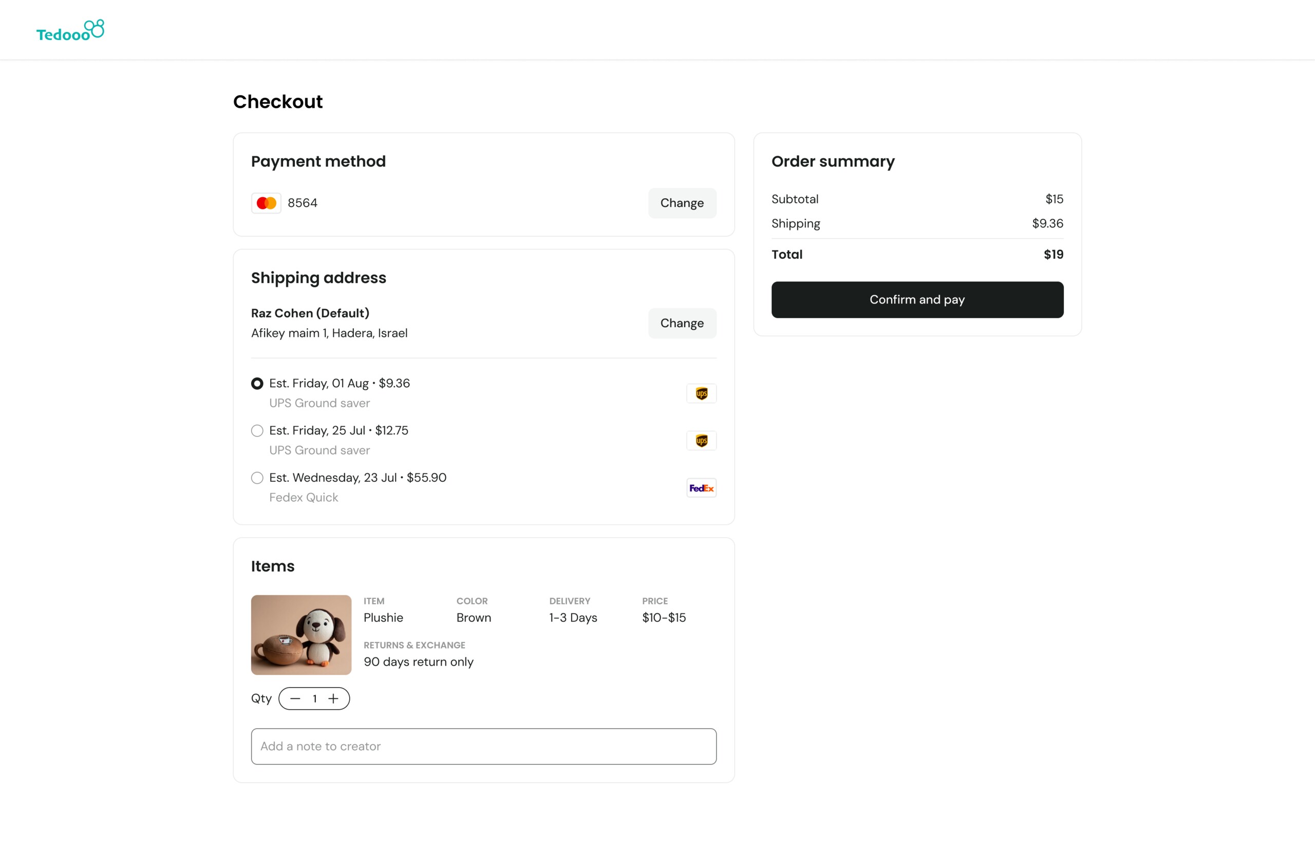 AI Vision — checkout