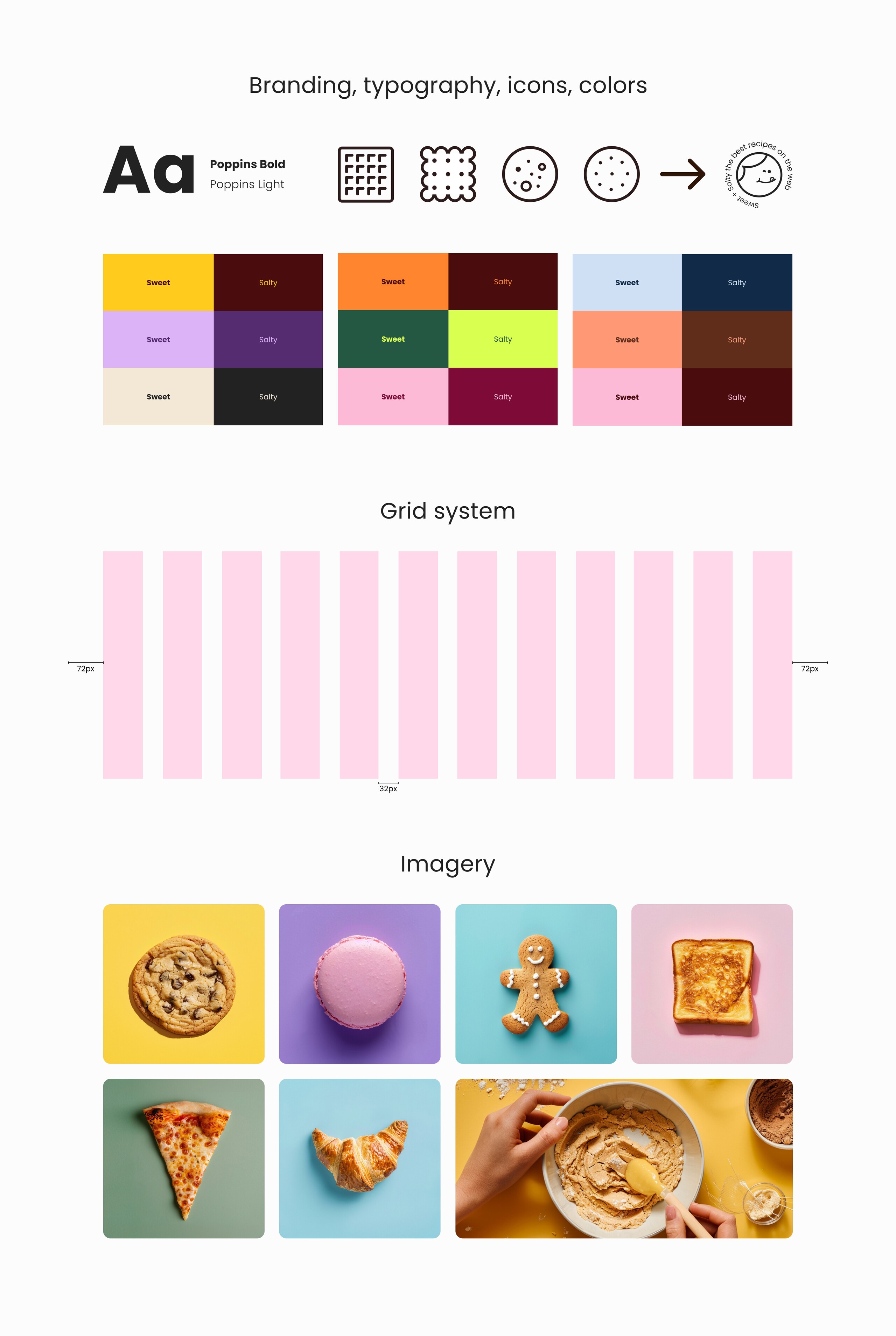 Sweet/Salty branding and design system